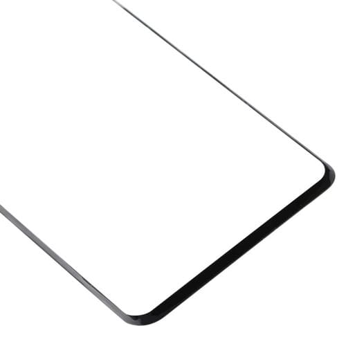 Objectif en verre extérieur de l'écran Samsung Galaxy S10 5G (Noir) - Avant