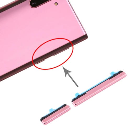 Power and Volume Buttons Samsung Galaxy Note 10 (Pink)