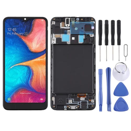 Pantalla TFT Completa Samsung Galaxy A20 SM-A205F (Versión UE) (Negro)