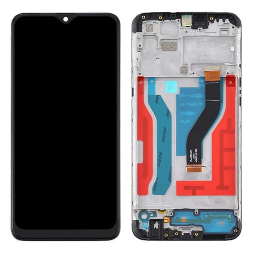 LCD-Bildschirm Samsung Galaxy A10s mit Rahmen (Schwarz)