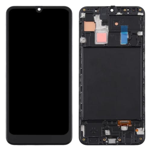 TFT LCD Screen Samsung Galaxy A30 with Frame (Black)