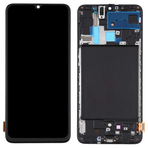 Ecrã TFT LCD Samsung Galaxy A70 com Moldura (Preto) - Não Compatível com Impressões Digitais