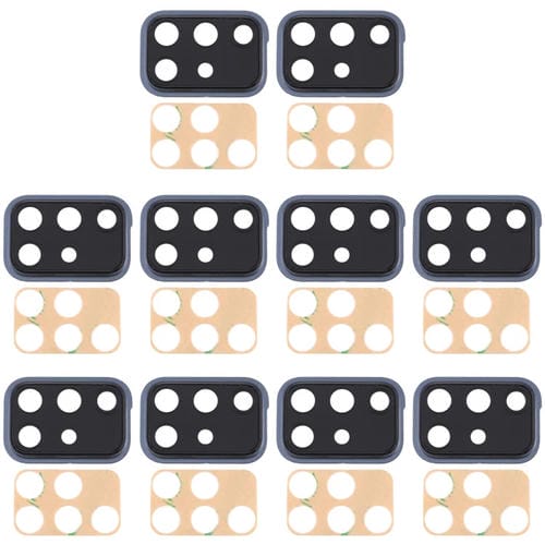 Camera Lens Cover Samsung Galaxy A71 (10 Pieces) (Black)