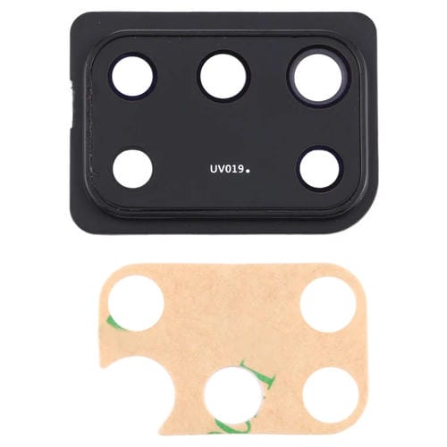 Capot d'objectif d'appareil photo Samsung Galaxy A31 (10 pièces) (Noir)