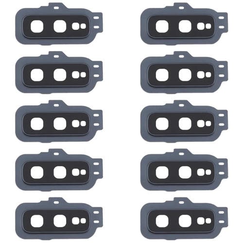 Kameraglasabdeckung Samsung Galaxy S10e (10 Stück) (Schwarz)