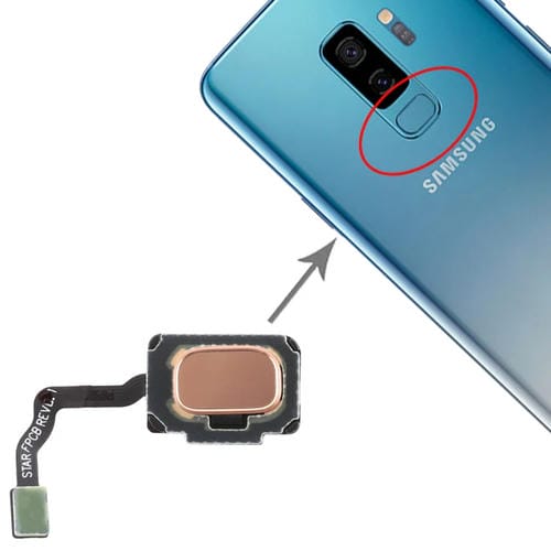 Cabo Flex com Sensor de Impressão Digital Samsung Galaxy S9/S9+ (Ouro)