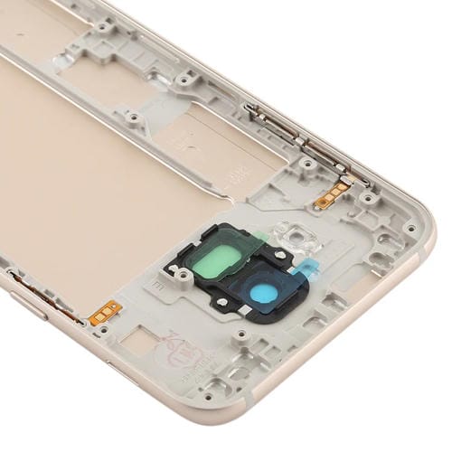 Tapa Trasera Samsung Galaxy A6 / A600F con Teclas Laterales y Lente de Cámara (Oro)