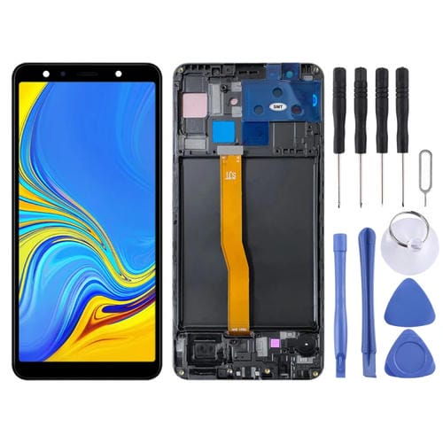 Ecrã LCD Samsung Galaxy A7 SM-A750 e Moldura