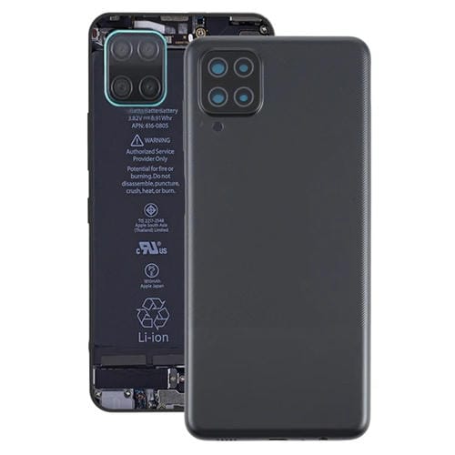 Back Cover of Battery Samsung Galaxy A12 (Black) Cover