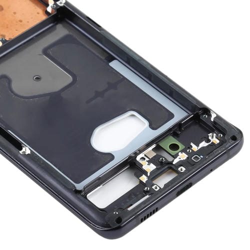 Placa de Bisel de Marco Medio Samsung Galaxy S20 Ultra 5G SM-G988B (Negro)