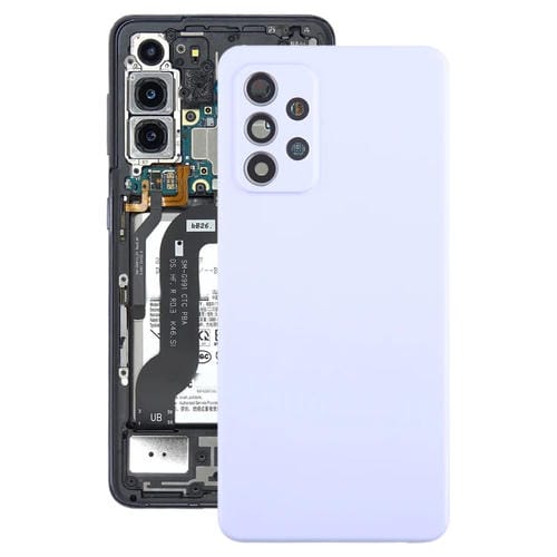Back Battery Cover Samsung Galaxy A52 5G/4G with Camera Lens Cover (Purple)