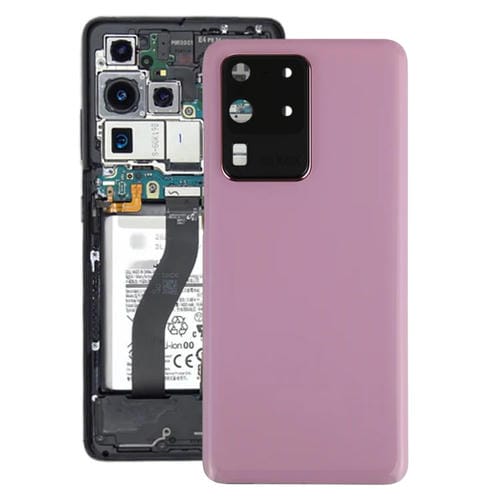 Tapa Trasera de Batería con Lente de Cámara Samsung Galaxy S20 Ultra (Rosa)