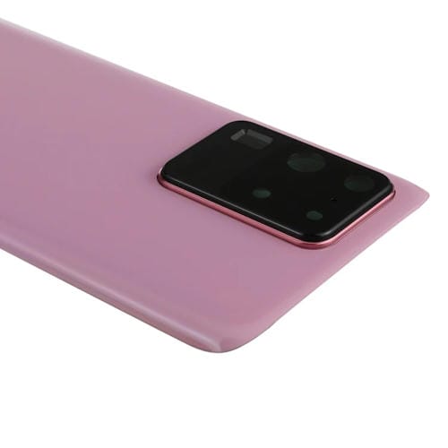 Couvercle arrière de batterie avec lentille d'appareil photo Samsung Galaxy S20 Ultra (Rose)
