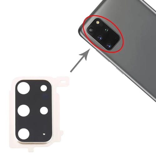 Copertura dell'obiettivo della fotocamera Samsung Galaxy S20+ (Argento)
