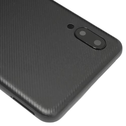 Tapa Trasera de Batería Samsung Galaxy A02 con cubierta de Lente (Negro)
