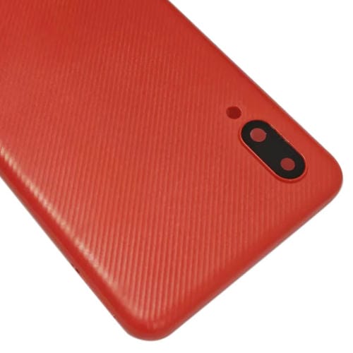 Tampa Traseira da Bateria Samsung Galaxy A02 com Lente da Câmara (Vermelho)