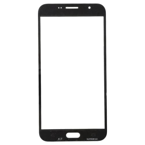 Obiettivo in vetro esterno dello schermo Samsung Galaxy J7 V/J727V/J727P (10 pezzi) (Nero)