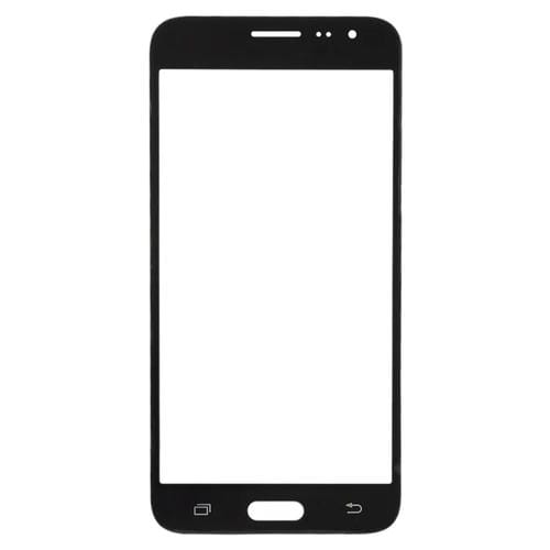 Glaslinse Samsung Galaxy J3 Frontbildschirm (10 Stück) (Schwarz)