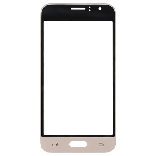 Lente de Vidro Ecrã Frontal Samsung Galaxy J1 J120 - (Ouro) - Pacote de (10 Peças)