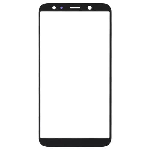 Lentes de Vidro Exterior do Ecrã Samsung Galaxy A6 (Preto) - (10 Peças)
