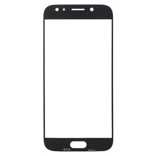 Glaslinse Frontbildschirm Samsung Galaxy J7 J730 (10 Stück) (Schwarz)