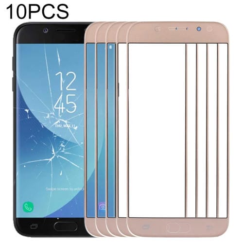 Glass Lens Outer Screen Samsung Galaxy J5 J530 (Gold) - Pack (10 Pieces)