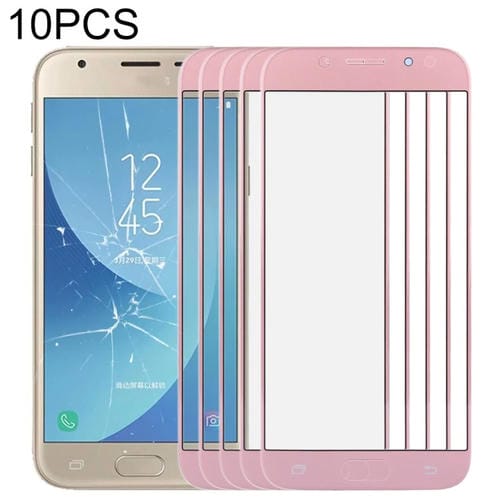 Glaslinse Frontbildschirm Samsung Galaxy J3 J330 (Rose Gold) (10 Stück)