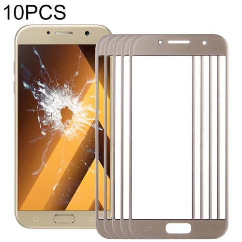 Lente de Vidro Ecrã Frontal Samsung Galaxy A7 A720 (Ouro) Pack de (10 Peças)