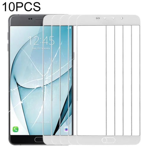 Lente de Vidrio Pantalla Frontal Samsung Galaxy A9 A900 (Blanco) - (10 Piezas)