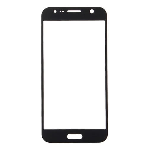 Verre de protection d'écran extérieur Samsung Galaxy J7/J700 (Blanc) (10 pièces)