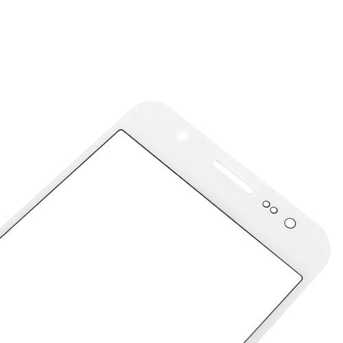 Verre de protection d'écran extérieur Samsung Galaxy J7/J700 (Blanc) (10 pièces)