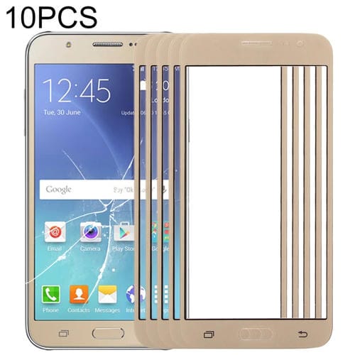 Glass Lens Screen Samsung Galaxy J5/J500 (10 Pieces) (Gold)