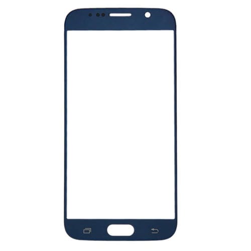 Lente de Vidrio Exterior Pantalla Frontal Samsung Galaxy S6 / G920F (Azul Oscuro) (10 Piezas)