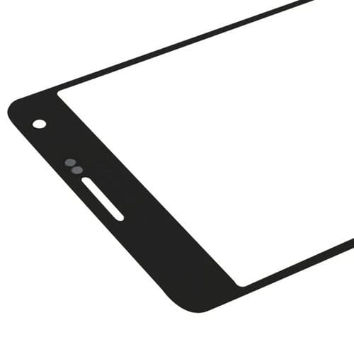 Glaslinse Samsung Galaxy A7 Frontbildschirm (10 Stück) (Schwarz)