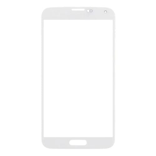 Pantalla Frontal Samsung Galaxy S5 / G900 Lente Vidrio Exterior (Blanco) 10pcs