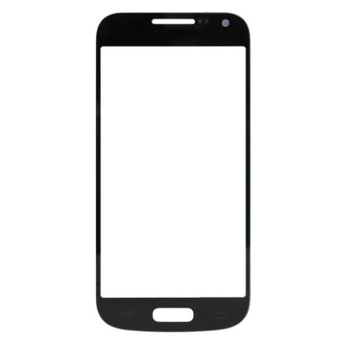 Glaslinse Frontbildschirm Samsung Galaxy S4 Mini i9190 (Schwarz) - Packung von (10 Stück)