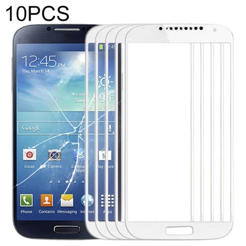 Front Screen Samsung Galaxy S4 i9500 Outer Glass Lens (White) 10pcs