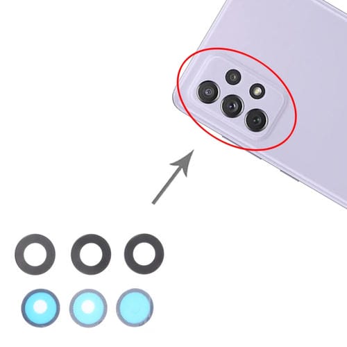 Lente de Cámara Trasera de Samsung Galaxy A72 SM-A725 (10 Piezas)