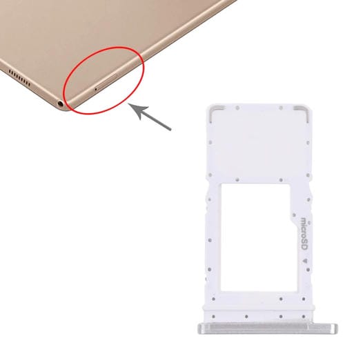 Vassoio della scheda Micro SD Samsung Galaxy Tab A7 10.4 SM-T505 (Bianco)