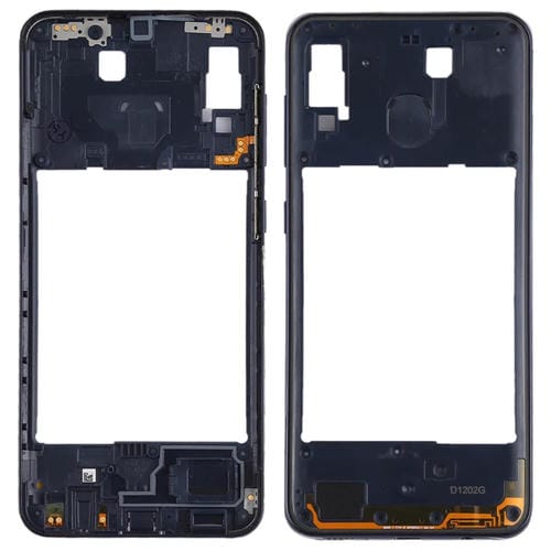 Marco Medio Bisel Placa Samsung Galaxy A20 (Negro)