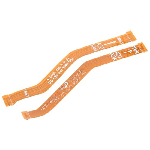 Cable Flex de Placa Base y LCD Samsung Galaxy A20