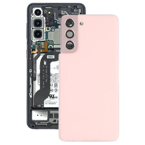 Tapa Trasera Batería + Lente Cámara Samsung Galaxy S21 5G (Rosa)