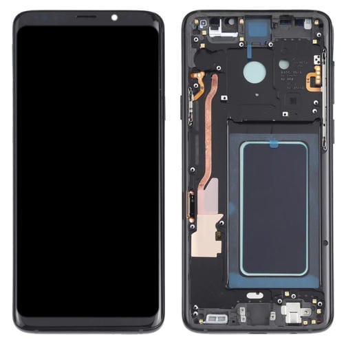 Ecrã LCD OLED Samsung Galaxy S9+ SM-G965 com Moldura (Preto)