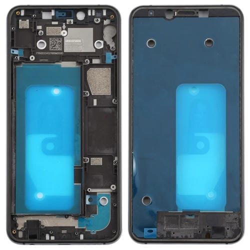 Placa de Bisel de Marco Medio Samsung Galaxy A6s (Negro)