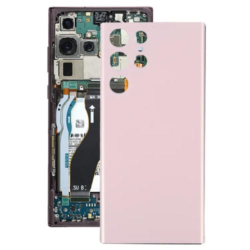 Rückseite der Batterieabdeckung Samsung Galaxy S22 Ultra (Gold) Abdeckung