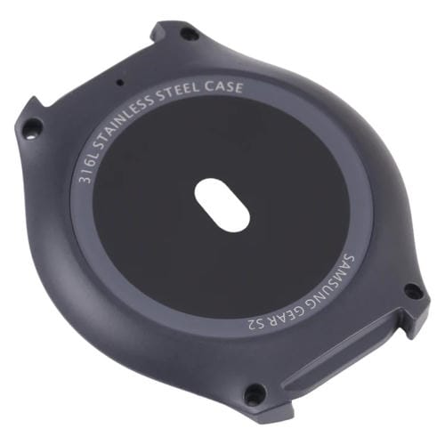 Couvercle Coque Arrière Samsung Galaxy Gear S2 SM-R720 avec Lentille en Verre (Noir)