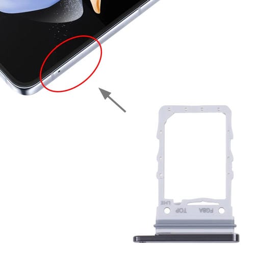 SIM Card Tray Samsung Galaxy Z Flip4 SM-F721B (Black)