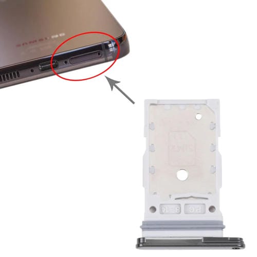 SIM Card Tray Samsung Galaxy S23/S23+ SM-S961B/S911B (Black)