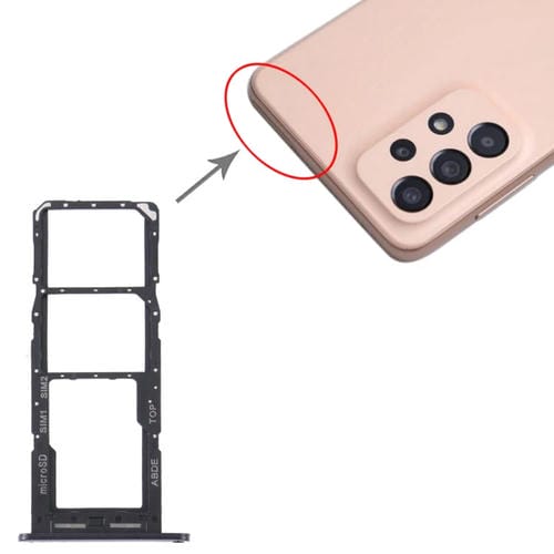 Tabuleiros de Cartão SIM e Micro SD Samsung Galaxy A24 SM-A245 (Preto)