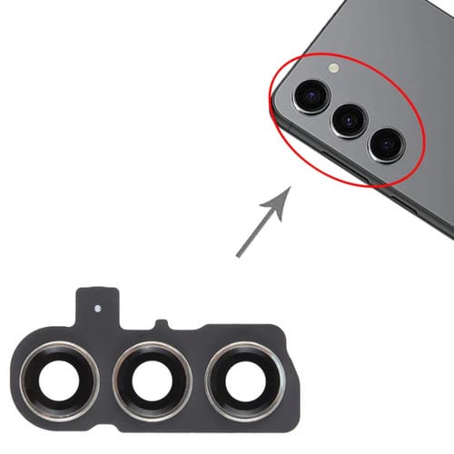 Tampa da Lente da Câmara Samsung Galaxy S23+ SM-S916B (Prateado)